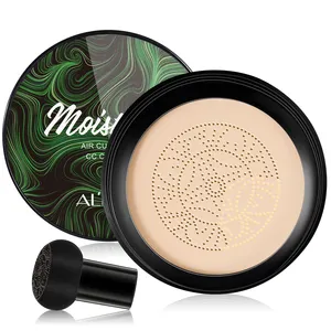 Private Label Moisturizing Longlasting Aliver Ivory White Mushroom Head Air Cushion Cc Cream Stamp Air Cushion Foundation