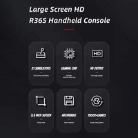 Nouveau R36S 128GB ARK OS rétro Console de jeu vidéo portable 64GB mémoire système Linux 3D Joystick poche Portable lecteur de jeu vidéo