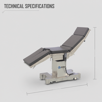 Table d'opération vétérinaire électrique en acier inoxydable, type V, pour clinique vétérinaire et hôpital