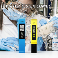 Testeur de qualité de l'eau numérique WANBANG Combo PH/TDS/EC pour l'eau du robinet potable, personnalisable OEM, plage de température 0-60°C