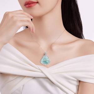 Pendentif Bouddha en jadéite naturelle, bijoux pour femmes en argent S925, style chinois, cadeau bouddhiste avec certificat d'évaluation D311 - Product Image 4