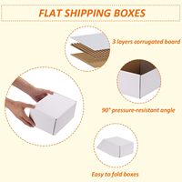 Boîtes d'expédition auto-érectables en carton ondulé kraft personnalisées avec logo imprimé, gaufrage et doublure en mousse, matériaux recyclés