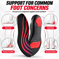 Semelles orthopédiques pour fasciite plantaire, soutien de la voûte plantaire, absorption des chocs, inserts de chaussures orthopédiques, soulagement des pieds plats, confort de marche pour hommes