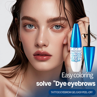 Gel Sourcils Peel-Off 10g Fini Naturel Imperméable Teinture Temporaire pour Sourcils pour Salon et Usage Domestique Personnalisé OEM