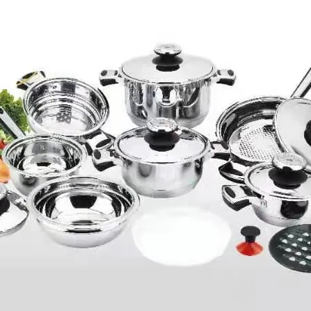 Utensílios de cozinha de aço inoxidável, 16 peças