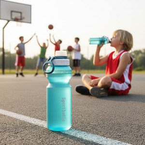 Bouteille d'<span class=keywords><strong>eau</strong></span> de sport en plastique sans BPA de 750 ml, écologique - Bouteille <span class=keywords><strong>à</strong></span> boisson anti-fuite avec logo personnalisé pour la salle de sport, les activités de plein air et les cadeaux promotionnels - Product Image 2
