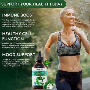 Ekstrak daun Graviola cairan organik, minyak esensial daun Guanabana, bantuan pernapasan, aviola, minyak sirsop - Product Image 5