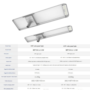 ไฟถนนโซลาร์เซลล์ LED ออลอินวัน กันน้ำ IP66 พร้อมเซ็นเซอร์ตรวจจับแสงสำหรับใช้งานกลางแจ้ง - Product Image 2