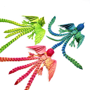 Service d'impression 3D OEM Usine Chine Phoenix Figurines d'animaux et dinosaures articulées en plastique écologique WANCAI TOY Unisexe - Product Image 3