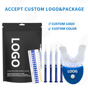 GT Custom Private Label Whitening Kit for Clinics 5 Teeth Whitening Gels LED Light Shade Chart Système rapide approuvé CE - Product Image 6