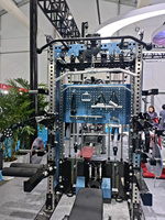2025 Gran Venta FOUX DLR25 Máquina Smith de Alta Calidad para Uso Comercial, Entrenamiento de Fuerza en Gimnasio, Multifunción con Doble Cable Crossover