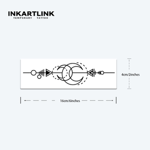 Tatuaggio Semipermanente all'Ingrosso con Scritte Gotiche Audaci, Arte Corporea Impermeabile, Naturale, a Base di Succo di Frutta, Durata 2 Settimane - Product Image 4