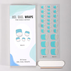 <span class=keywords><strong>Lampe</strong></span> UV semi-durcie à moitié transparente de style français blanc de qualité salon Bandes de gel pour ongles d'orteil Produit de bande de gel pour ongles de qualité supérieure - Product Image 6