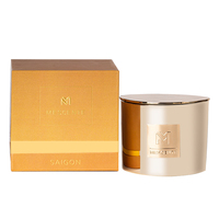 Mescente Gold Dekorative Matte Luxus Duftkerze im Becher Kerzenglas mit Box