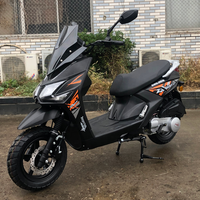 Nouveau modèle Prix bas BWS-9 avec compteur de vitesse numérique Freins à disque avant et à tambour arrière Scooter à essence 150CC Scooter 50cc EFI Euro 5