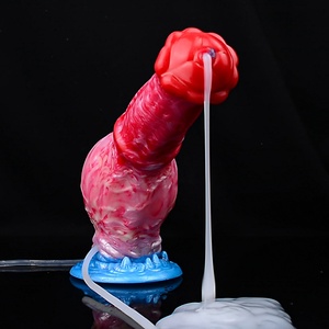 NNSX Silicone <b>Dildo</b> Inflatable Squirting <b>Dildo</b> Animal Cock Monster Cock Inflatable Adjustable Knot Penis Artificial Penis - Product Image 3