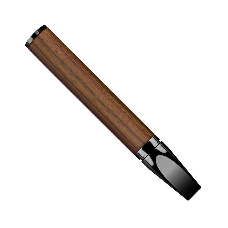 Flat-billed pickled wood black