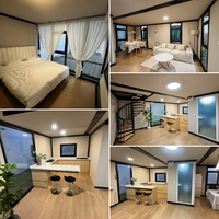 VOROS Nuovo Design Casa Container Prefabbricata Modulare 20ft 40ft, Ufficio e Casa Mobile Espandibile