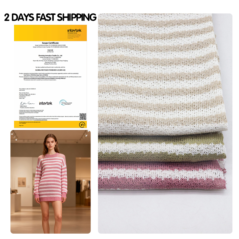 Hot Selling Dyed Jacquard Pointelle Knitted