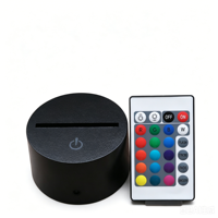 Nouvelle Arrivée 2026 Lampe 3D Illusion LED Visuelle Colorée de Boxeur, Contrôle Tactile et Télécommandé, Veilleuse