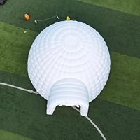 SAYOK Prix d'usine 16,5FT/20FT 5m/6m Dôme gonflable en forme d'igloo de neige avec lumières LED pour fête