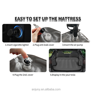 Anjuny Tesla nệm không khí cho mô hình y/3/<span class=keywords><strong>x</strong></span>/S-Giường ô tô bơm hơi với máy bơm tích hợp, hệ thống ngủ di động để cắm trại & Du Lịch - Product Image 4