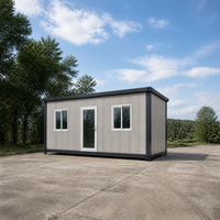 Maison mobile préfabriquée, bâtiment à ossature métallique portable pour logement temporaire