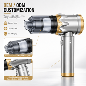 OEM ODM Custom 20KPa Brushless Cordless Handheld <b>Vacuum</b> Cleaner 100W Rechargeable Car <b>Vacuum</b> Air Blower Inflator for Home Office - Product Image 5