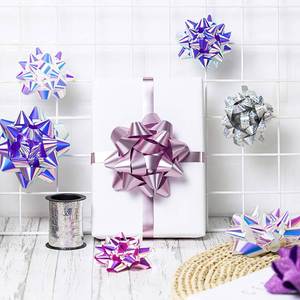Competitive Price Wholesale Customized Plastic Fashion <b>Ribbon</b> Star Bow Valentine's Day Christmas <b>Wedding</b> Birthday Gift Packing - Product Image 3