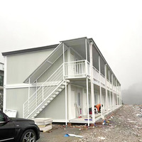 Hiver 100 m.2 Maison modulaire préfabriquée avec 3 chambres à coucher Salon 20 pieds Casas Prefabricadas pour bureau Villa ou hôtel
