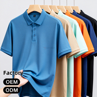 Polo d'équipe de service OEM logo personnalisé uniforme de sport t-shirts décontractés anti-rides léger polo de travailleur de golf chemises de golf hommes