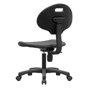 Chaises <span class=keywords><strong>de</strong></span> <span class=keywords><strong>laboratoire</strong></span> pivotantes E01 à large gamme d'applications avec roulettes fixes en nylon PU pour <span class=keywords><strong>laboratoire</strong></span> - Product Image 6