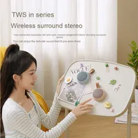 Microphone dynamique portable sans fil Y6, mini, magnétique, étanche pour extérieur et salle de bain, avec subwoofer et suppression du bruit cardioïde