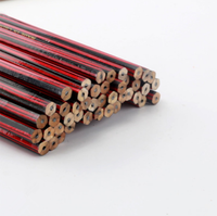 HB crayon classique rouge peinture croquis crayon en bois avec tête de gomme pour fournitures de bureau