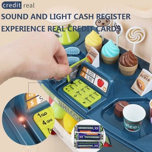 Juego <span class=keywords><strong>de</strong></span> Juguetes <span class=keywords><strong>de</strong></span> Plástico para Niños KSF Education, Juego <span class=keywords><strong>de</strong></span> Imitación <span class=keywords><strong>de</strong></span> Supermercado con <span class=keywords><strong>Caja</strong></span> <span class=keywords><strong>Registradora</strong></span> con Sonido - Product Image 4