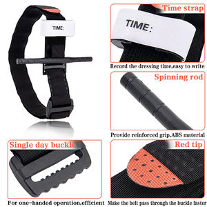 Garrot tactique de garrot d'arrêt de saignement d'urgence de combat de premiers secours - Product Image 4