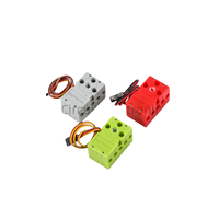 Servo Motor Programable de Doble Eje de Salida de 360 Grados y 2KG/0.7KG con Circuito I Personalizable en Gris/Rojo/Verde para Robot MicrO BitArduifo