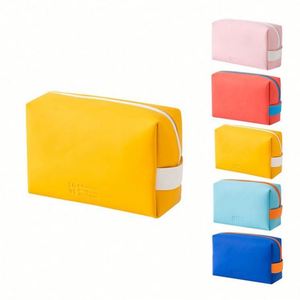 Customized Logo Travel Cosmetic Makeup Bag Large Capacity Waterproof PU Leather Multifunctional Storage Cute Zipper Promotions - Product Image 4