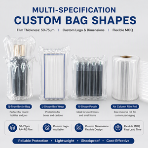 Bolsa Inflable Personalizada de Fábrica para Embalaje de Botellas de Vino, Envoltura Protectora Antigolpes de PA/PE, OEM/ODM - Product Image 3