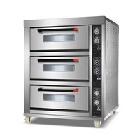 Oven Komersial Rui Tai 3 Dek 6 Loyang dengan Kontrol Digital, Pengaturan Timer Pemanasan Seragam dari Baja Tahan Karat, untuk Toko Roti dan Restoran