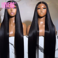 Perruque vietnamienne naturelle 13x6 en cheveux humains lisses, perruques frontales en dentelle, vente en gros, perruques frontales HD sans colle pour femmes noires