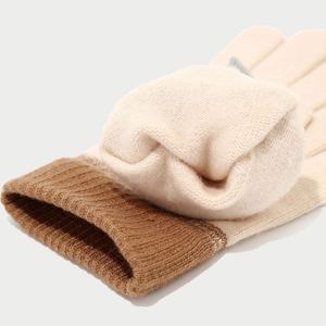 Men Women Three-Piece Suit Hat Gloves High Sensitivity Autumn Winter New Trendy Stitching Warm Stylish Beanie Hat Scarf Gloves - Product Image 6