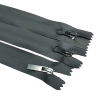 Ventes directes d'usine5 # Glissières de fermeture éclair en métal durables, étanches en nylon, pour textiles de maison et accessoires vestimentaires