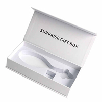 Boîte cadeau pour brosse à cheveux magnétique avec logo personnalisé, boîte d'emballage en carton rigide avec insert en mousse EVA