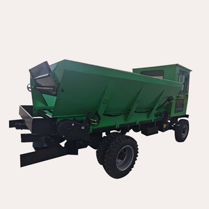 Esparcidor de fertilizante agrícola especializado 4WD 3-Cu.M Equipo de esparcimiento de estiércol de alta eficiencia de descarga trasera de doble disco - Product Image 3