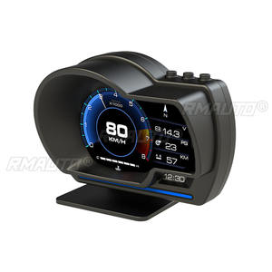 Interfaz de Pantalla HUD Universal para Automóvil, Sistema Dual OBD GPS con Navegación, Velocímetro, Alarma, Sistema de Advertencia de Exceso de Velocidad - Product Image 1