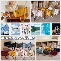 Tas Selempang Olahraga Perjalanan Warna Solid Kapasitas Besar dengan Resleting Halus Tahan Lama dan Tali Bahu yang Dapat Disesuaikan