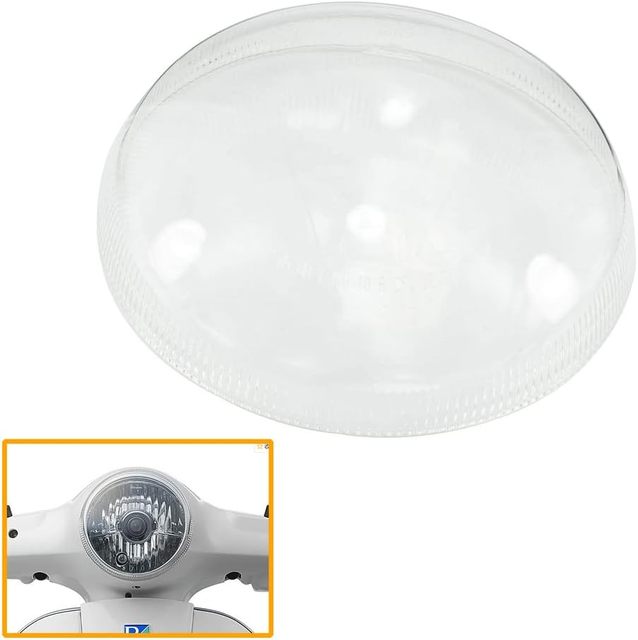 Lavitin for Vespa Motorcycle Parts LX150 LX125 LX 150 125 Motorcycle Headlight Lens Cover Front Head Lamp Cover Lens Protector