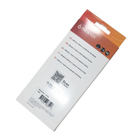 Boîte cadeau pliable en carton recyclé écologique de haute qualité, personnalisée avec fenêtre transparente, pour étui de téléphone