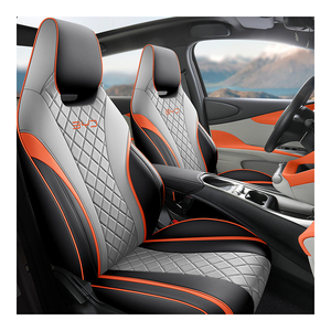 Coprisedili In Pelle PU Per BYD Dolphin Surf 2025 – Set Completo Anteriori E Posteriori, Compatibili Airbag, Colore Grigio